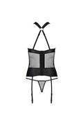 Corsetto Amanda - Lingerie Sensuale in Pizzo e Pelle | Passion