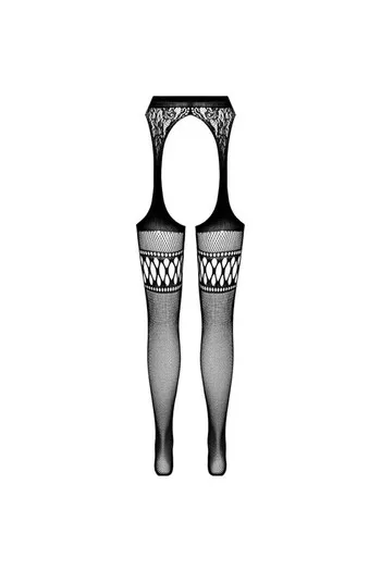 PASSION Open-Back Stockings - Elegance and Seduction in One Size