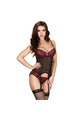Black/Red Sexy Corset: Elegance and Seduction