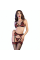 Set Lingerie Sensuale 4 Pezzi per Intimità Passionale