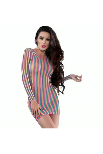 CHILIROSE - CR 4334 ABITO MULTICOLORE S/M