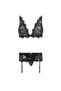 LIVCO CORSETTI FASHION - BELITA LC 90231 REGGISENO + SLIP + REGGISENO NERO