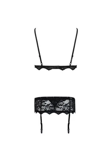LIVCO CORSETTI FASHION - BELITA LC 90231 REGGISENO + SLIP + REGGISENO NERO