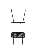 LIVCO CORSETTI FASHION - BELITA LC 90231 REGGISENO + SLIP + REGGISENO NERO