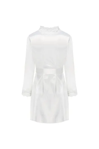 LIVCO CORSETTI FASHION - JACQUELINE LC 90249 VESTAGLIA + CAMICIA + PANTY ECRU L/XL