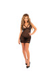 Black lingerie set in lace and mesh sensual design