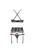 Set Lingerie Elegante con Encaje Nero e Decorazioni