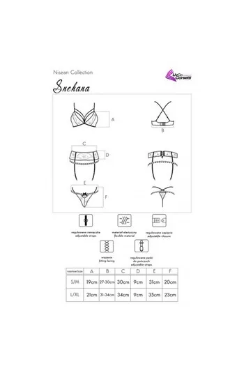 Set Lingerie Elegante con Encaje Nero e Decorazioni