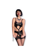 Set Lingerie Sensuale in Pelle Ecologica