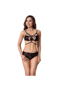 Set intimo sexy in pizzo nero - Eleganza e sensualità