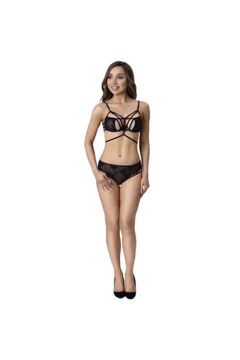 Sexy Black Lace Lingerie Set - Elegance and Seduction
