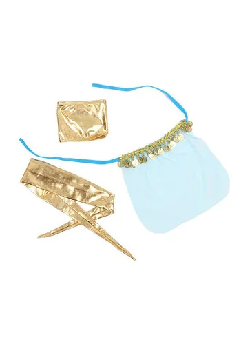 Blue India Style Sexy Bralette Lingerie Set
