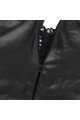 Vestito Lingerie in Pizzo Nero e Pelle - Eleganza Sensuale