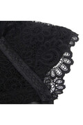 Vestito Lingerie in Pizzo Nero e Pelle - Eleganza Sensuale