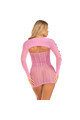 LEG AVENUE - ABITO CUORE E FIOCCHI ROSA TAGLIA UNICA