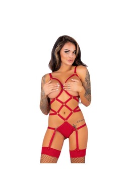 Thiara Red: Unique and Sensual Erotic Lingerie Set
