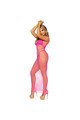 Vestito Lungo in Rete con Schiena Scoperta - Eleganza Bohémien | Leg Avenue