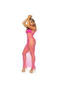 Vestito Lungo in Rete con Schiena Scoperta - Eleganza Bohémien | Leg Avenue