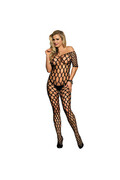 SUBBLIME - 951719 BODYSTOCKING A RETE CON SPALLE APERTE NERO TAGLIA UNICA