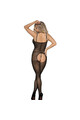 SUBBLIME - 951726 BODYSTOCKING A RETE ELASTICA NERA SENZA CAVALLO TAGLIA UNICA