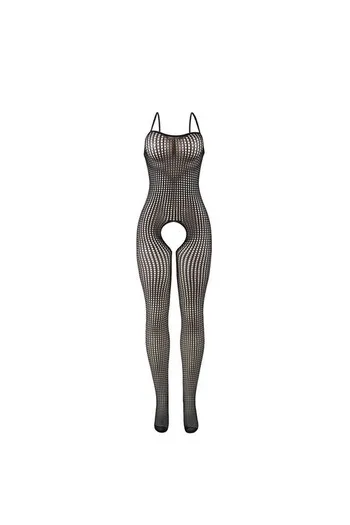 SUBBLIME - 951726 BODYSTOCKING A RETE ELASTICA NERA SENZA CAVALLO TAGLIA UNICA