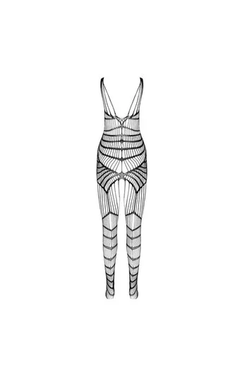 PASSION - BS 102 BODYSTOCKING NERO TAGLIA UNICA