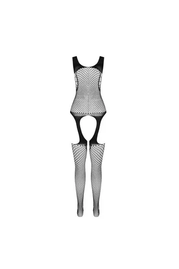 PASSION - BS 104 BODYSTOCKING NERO TAGLIA UNICA