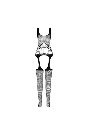 PASSION - BS 106 BODYSTOCKING BIANCO TAGLIA UNICA