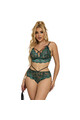 SUBBLIME - 954093 REGGISENO + SLIP PIZZO VERDE L/XL