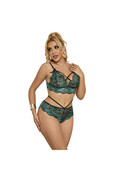 SUBBLIME - 954093 REGGISENO + SLIP PIZZO VERDE L/XL