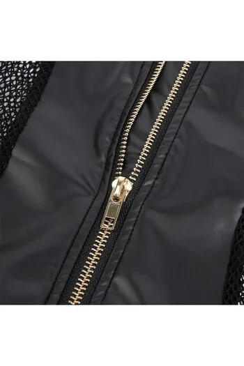 SUBBLIME - 954451 ABITO SEXY IN RETE PELLE NERO L/XL