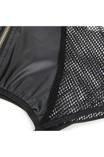 SUBBLIME - 954451 ABITO SEXY IN RETE PELLE NERO L/XL