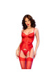 Sensual Lingerie Set: Corset and Stockings Elegance