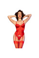 Sensual Lingerie Set: Corset and Stockings Elegance