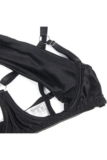SUBBLIME - 955205 COMPLETO REGGISENO CON FIOCCO NERO REGOLABILE L/XL