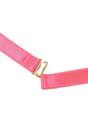 SUBBLIME - 955304 COMPLETO REGGISENO CON COLLANA E DETTAGLI GAMBA ROSA FLUO L/XL