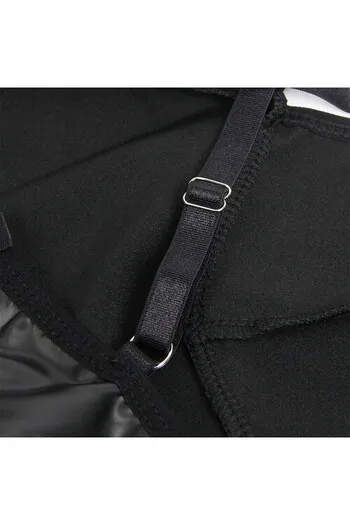 SUBBLIME - 955373 ABITO CON SPALLINE IN PELLE NERA S/M