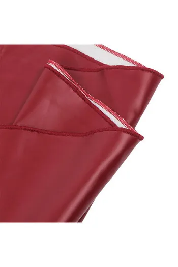 SUBBLIME - 955397 ABITO CON SPALLINE IN PELLE BORDEAUX S/M