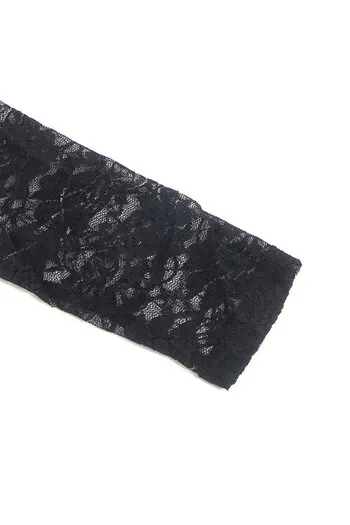 SUBBLIME - 955595 ABITO MANICA LUNGA CON PIZZO NERO S/M