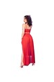 Set Sensuale in Tulle Rosso con Top e Gonna