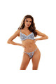 Blue Floral Lace Bra Set - Elegant and Sensual