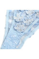 Reggiseno e Slip in Pizzo Floreale Blu Sensuale