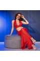 Set Lingerie Sensuale con Top Regolabile e Pantaloni Ampi