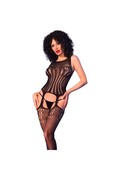 CHILIROSE - CR 4855 BODYSTOCKING NERO S/M