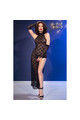 Wide lace top with off-shoulder sensual design