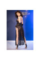 Top largo in pizzo sensuale con spalle scoperte