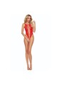 PASSION - BS112 BODYSTOCKING PIZZO ROSSO