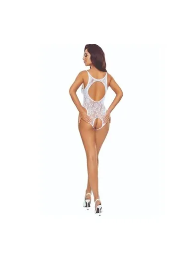 PASSION - BS112 BODYSTOCKING PIZZO BIANCO