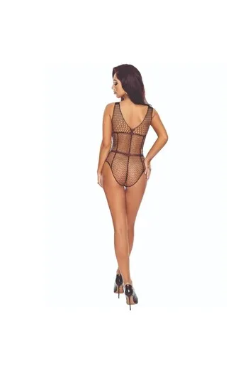 PASSION - BS114 BODYSTOCKING CON GRIGLIA NERA