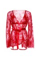 Set Teddy e Bata LEG AVENUE 86123 - Sensualità e Eleganza in Encage Rosso